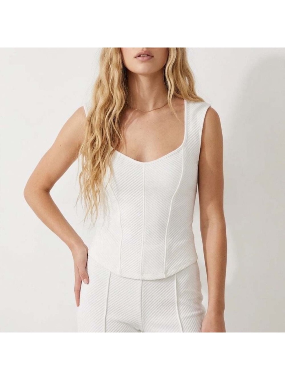 Free people we the free boss babe rib tank top